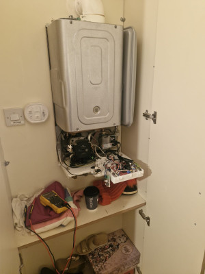 Broken down Vokera boiler, Carrickmacross - Service by EPC Plumbing & Heating, Meath, Monaghan & North Dublin