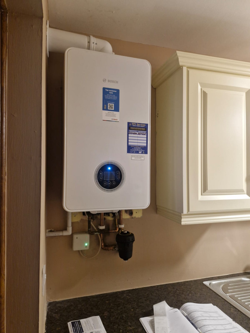 New Bosch boiler installed in Cavan to be replaced by EPC Plumbing & Heating in Cavan, Meath, Monaghan & North Dublin